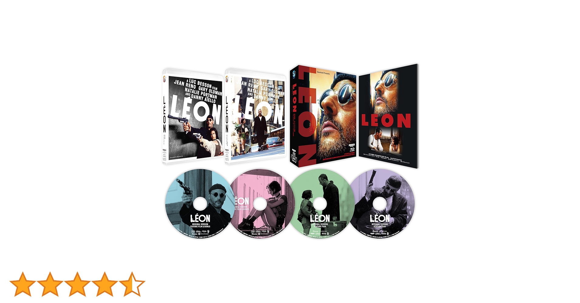 Amazon.co.jp: レオン 完全版/オリジナル版 4K UHD+Blu-ray(4枚